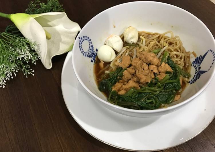 Resep Mie Kangkung Aroma ✨ Super Enak