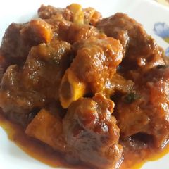 A picture of Mutton kosha.