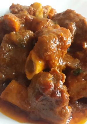 A picture of Mutton kosha.