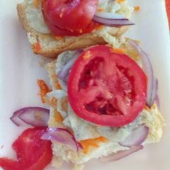 A picture of Egg sandwich#4weekchallenge.