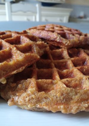 Une photo de Gaufres aux pommes