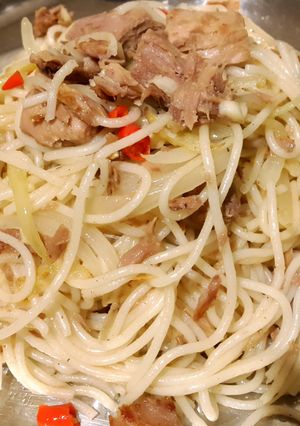 Foto resep Spaghetti aglio olio