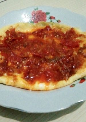 Foto resep Telur Dadar kuah balado jengkol