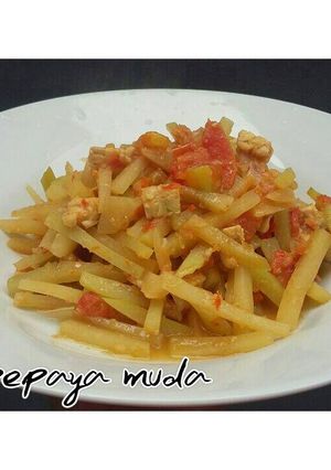 Foto resep Oseng Pepaya Muda
