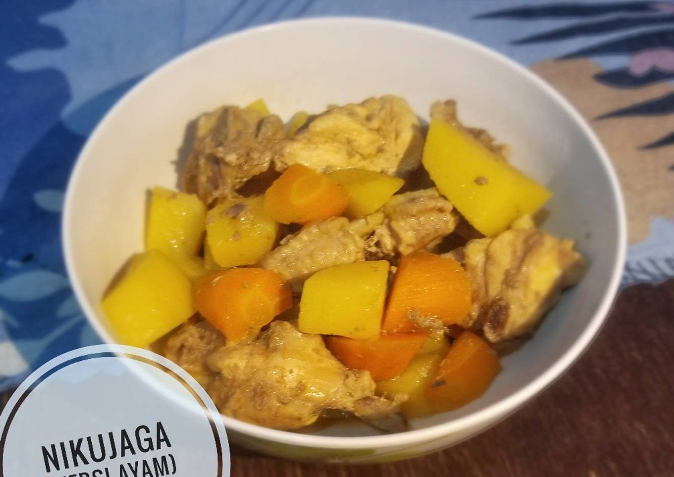 Nikujaga (versi Ayam)