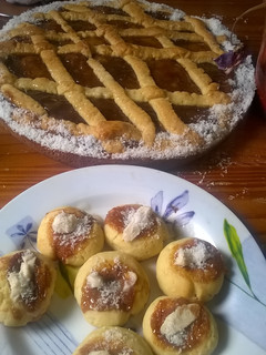 Una foto de Pastafrola y Pepas de dulce de leche sin manteca