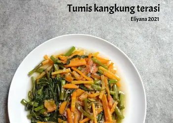 Mudah Cepat Memasak Tumis kangkung terasi Enak Sempurna