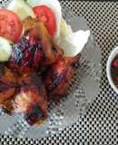 Ayam bakar dan sambal kecap