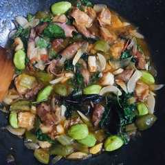 รูปของ Modif tumis cumi asin jambal roti