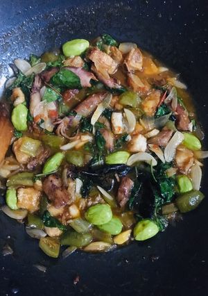 Foto resep Modif tumis cumi asin jambal roti