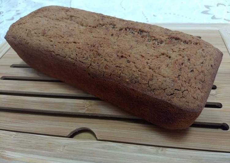 Pão de castanhas, sem glúten, sem ovos e sem lactose