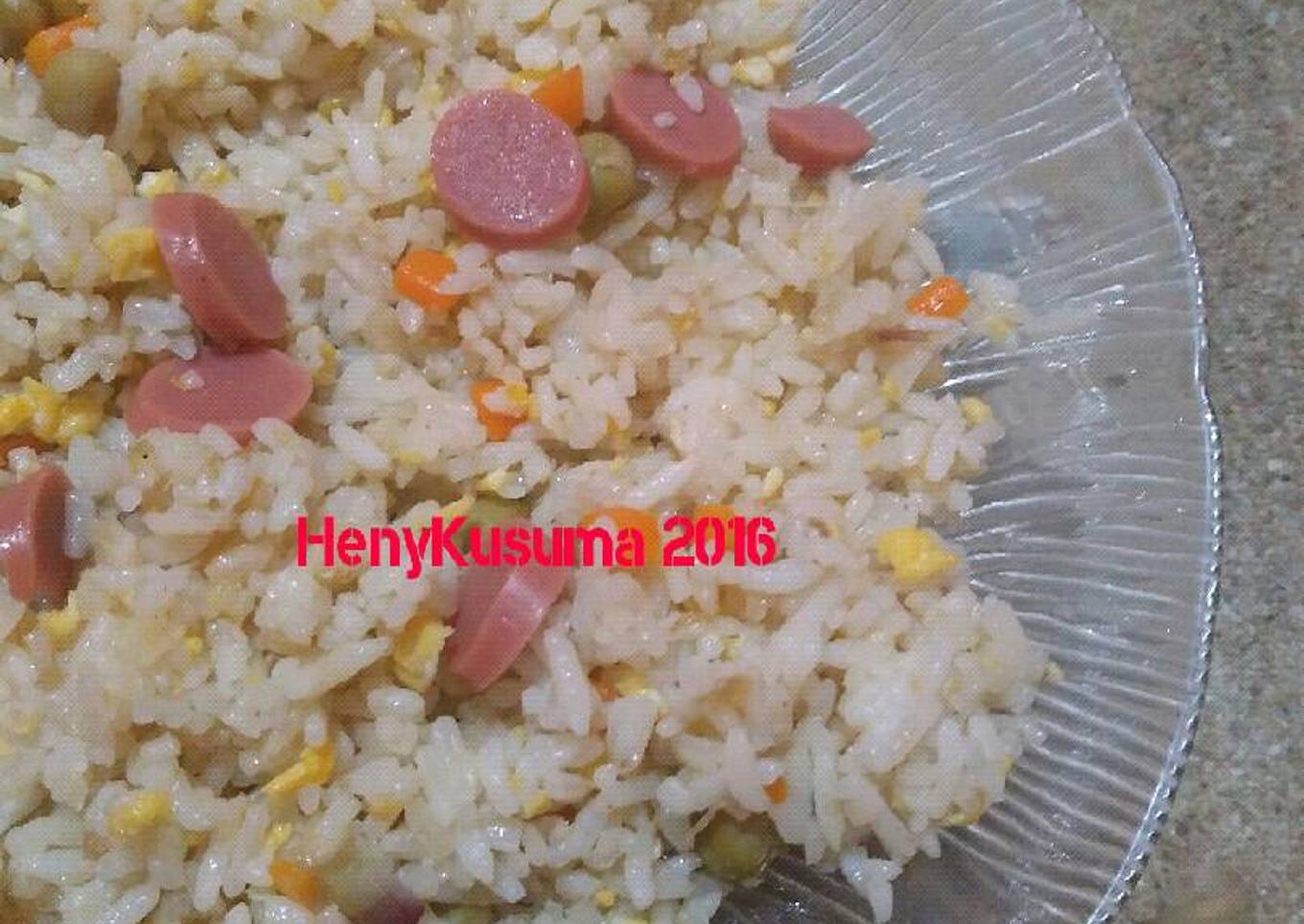 Nasi Goreng Hongkong (anak anak pasti suka)