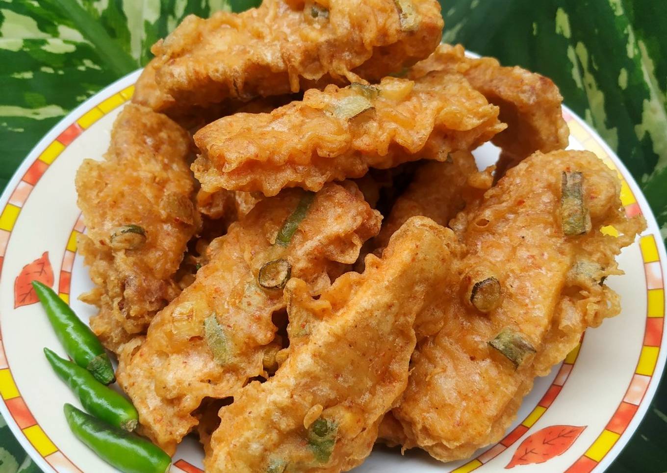 Oncom Goreng Tepung Pedas Krispi