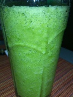 A picture of Banana and Spinach Smoothie.