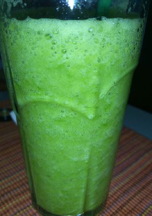 A picture of Banana and Spinach Smoothie.