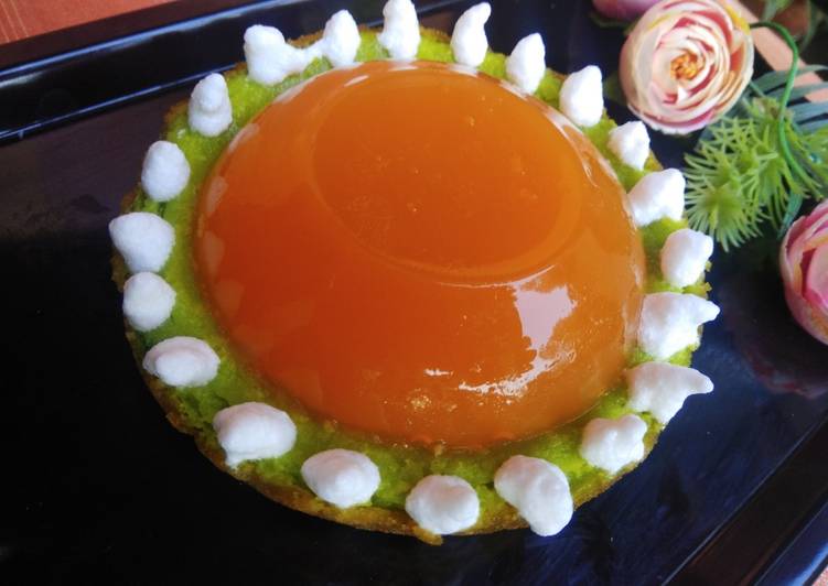 Simple Way to Prepare Speedy Orange Jelly Cake