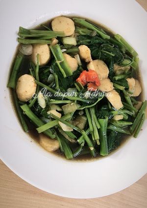 Foto resep Tumis Kangkung Saos Teriyaki ala adhira