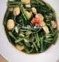 Cara Gampang Membuat Tumis Kangkung Saos Teriyaki ala adhira yang Lezat