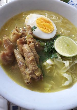 Foto resep Soto Lamongan ceker