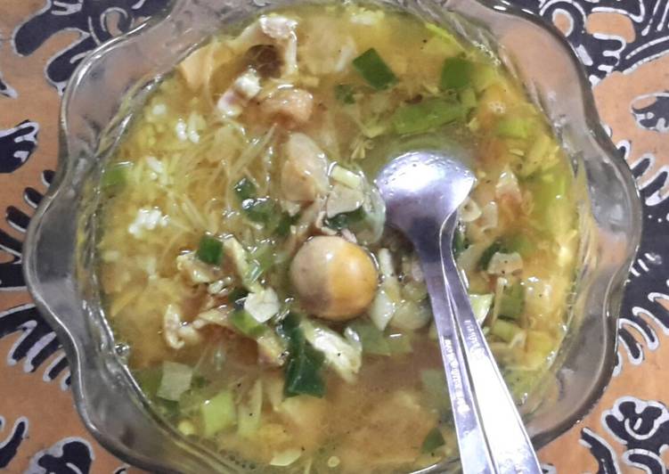 Soto ayam kampung ala dapurmake maknyussss