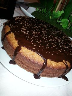 صورة لوصفة كيكة بمسحوق الحليب(المحمص)
