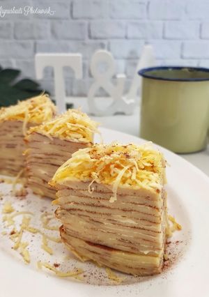 Foto resep Mille Crepes Ori ala Keto #SatuResepSatuPohon