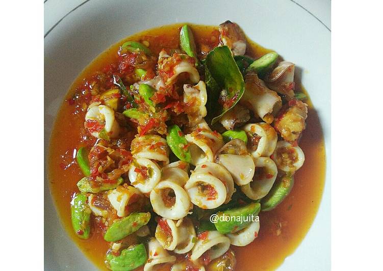 Tumis Cumi Sambal Pedas