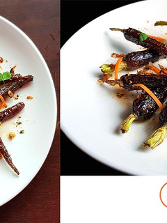 A picture of Roasted Carrots.