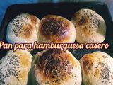 Pan para hamburguesa casero