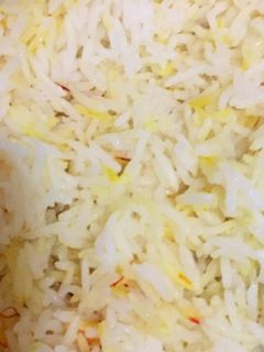 صورة لوصفة أرز بالزعفران