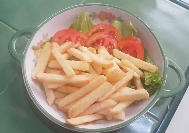 Bagaimana Menyiapkan Kentang Goreng (French Fries) homemade, Enak Banget