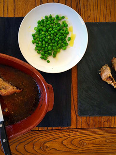 Una foto de Costillar en adobo al horno