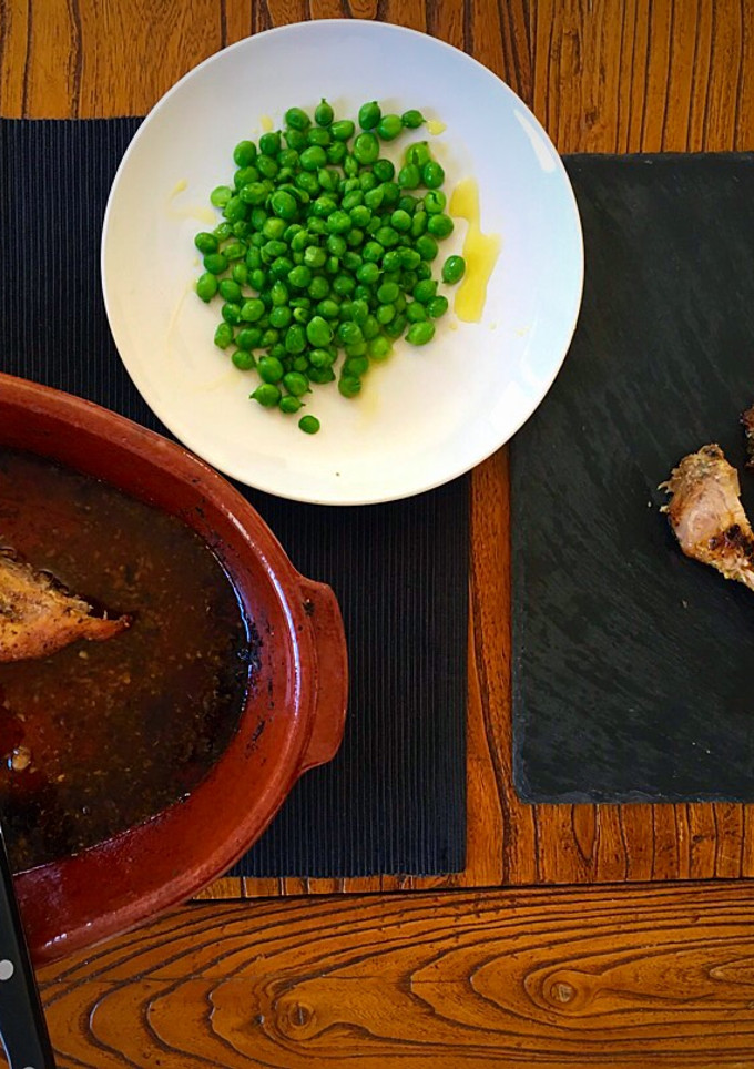 Una foto de Costillar en adobo al horno