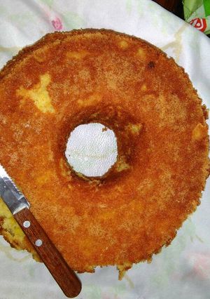 Una foto de Budín de mandarinas en 4 pasos