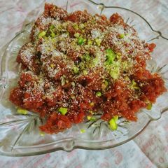 A picture of Gajar ka halwa.