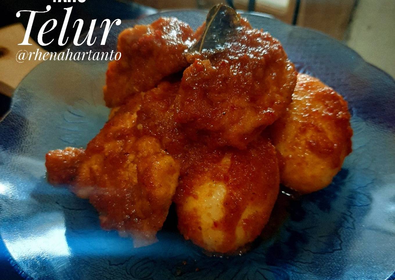 Rendang Tahu Telur Tanpa Santan (Fiber creme)