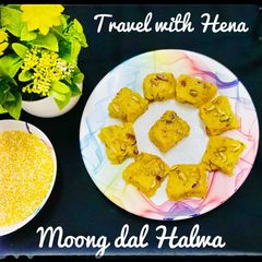 A picture of Moong dal halwa.