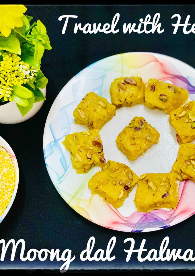 A picture of Moong dal halwa.
