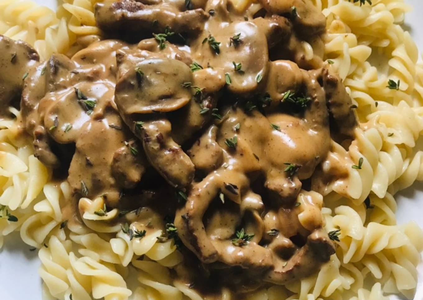 Beef Stroganoff