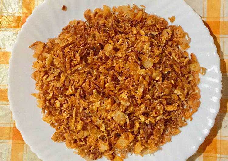 Brambang (Bawang merah) goreng renyah