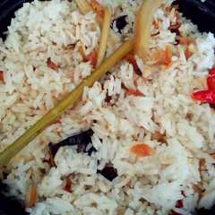 รูปของ Nasi liwet rice cooker super simple