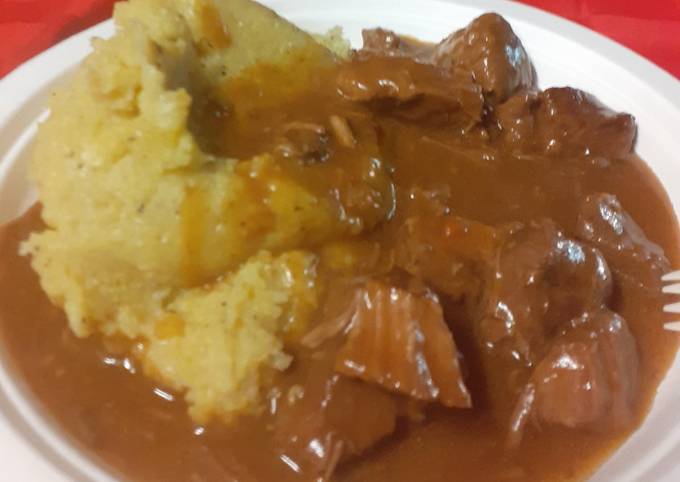 Modo più semplice a Fai  Premiato Polenta &amp;amp; Cinghiale...strabuono! 😘😘