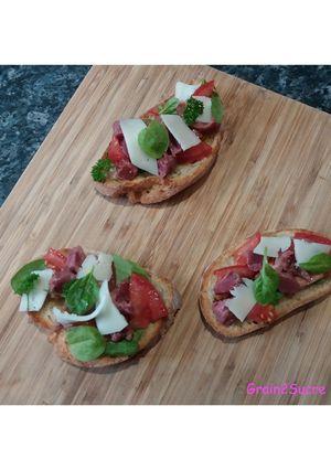 Une photo de Bruschetta "La Sud Ouest"