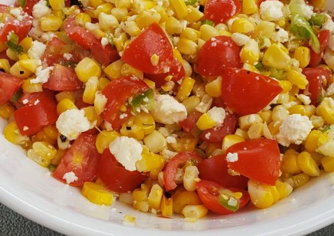 Simple Way to Prepare Super Quick Homemade Grilled Summer Corn Salsa