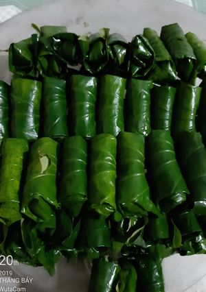 Hình của món Bò nướng lá lốt.