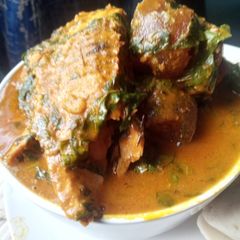 A picture of Oha soup.