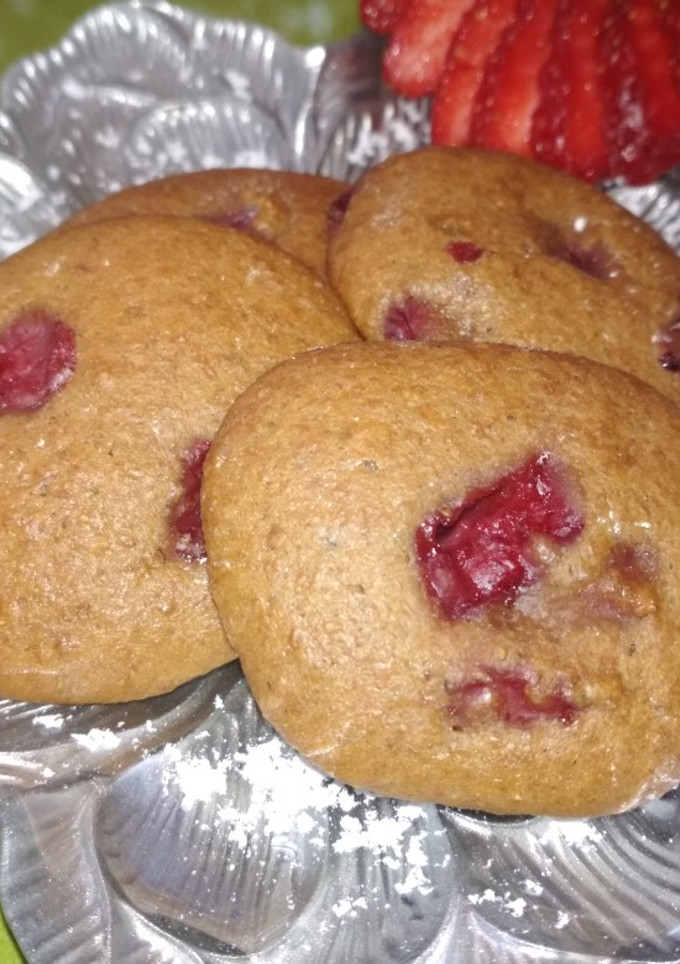 Una foto de Bocaditos de yogur y fresas