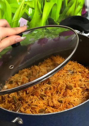 عکسی از دستور لوبیا پلو به سبک من