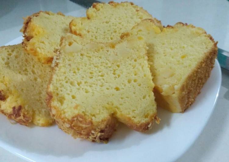 Resep Cheesy Chiffon Cake #PR_AnekaChiffon yang Enak Banget