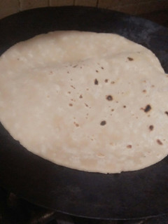 A picture of Chapati ya phulka.